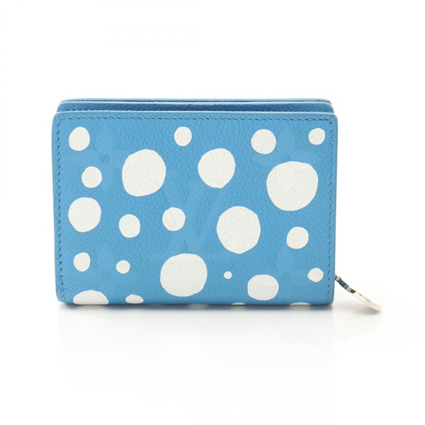 LOUIS VUITTON x YK Portefeuille Claire wallet M82104 Monogram leather Blue Used
